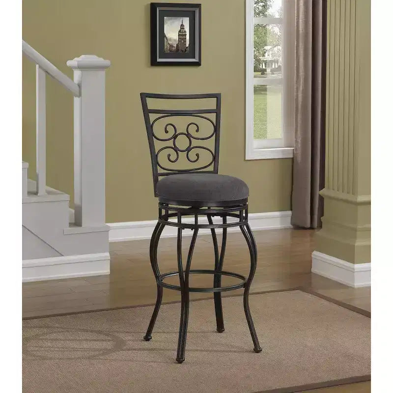 Sgabello Girevole 30 - Grigio Carbone