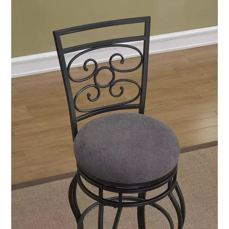 Sgabello Girevole 30 - Grigio Carbone