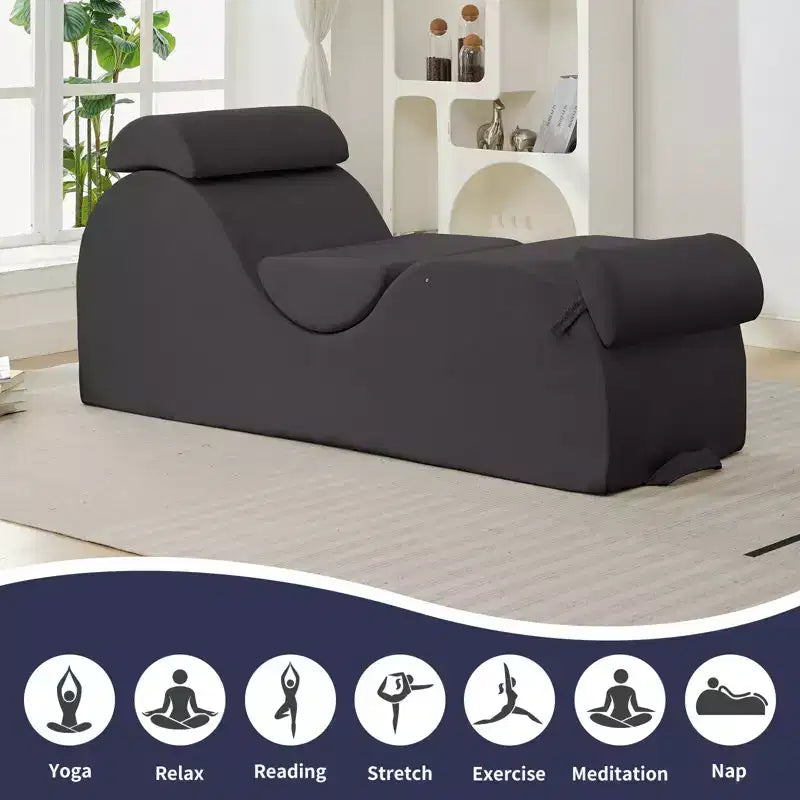 Sedia yoga, chaise longue moderna per lo yoga