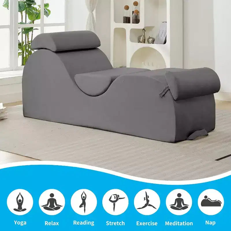 Sedia yoga, chaise longue moderna per lo yoga