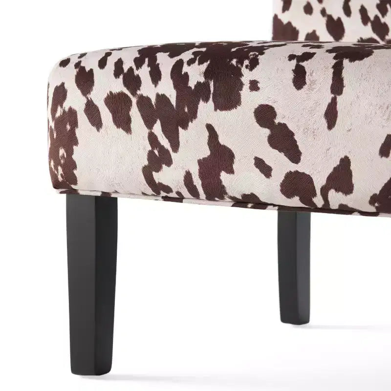 Poltrona Contemporary 22 D Slipper con Motivo Accent