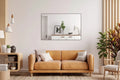48x32 Modern Black Frame Bathroom Mirror: Oversized, Aluminum, Wall Mounted, Vertical/Horizontal