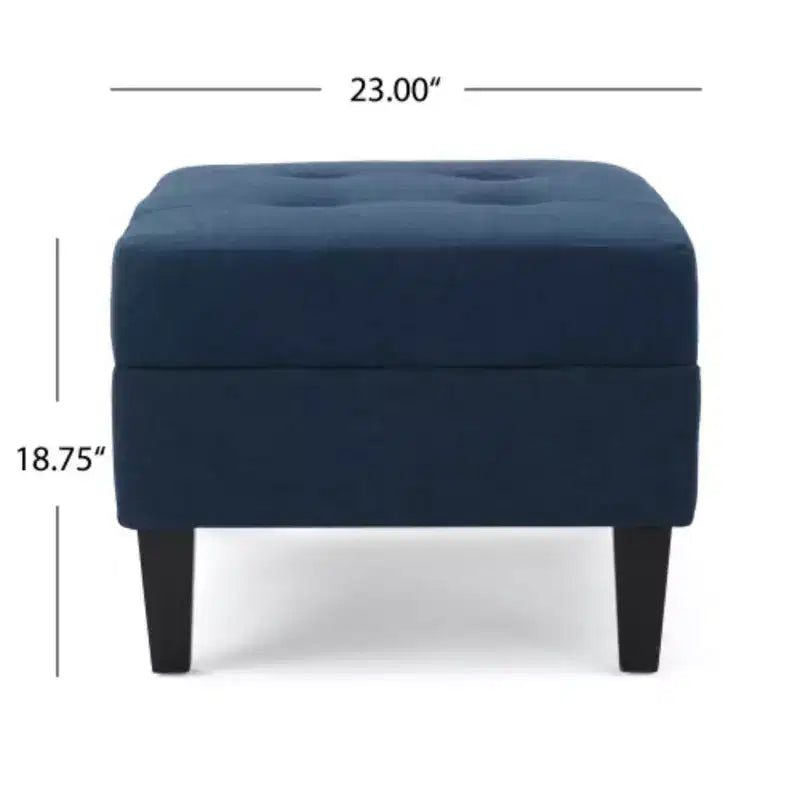 Elegante Pouf Blu: Un'Aggiunta Perfetta all'Arredamento della Tua Casa