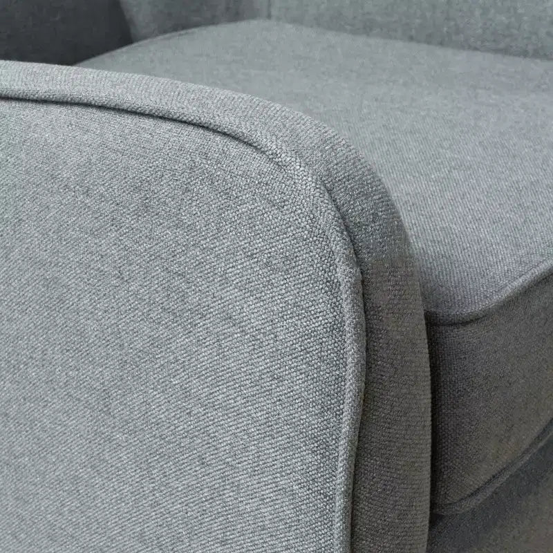 Poltrona imbottita a capitonné Mid-Century Modern