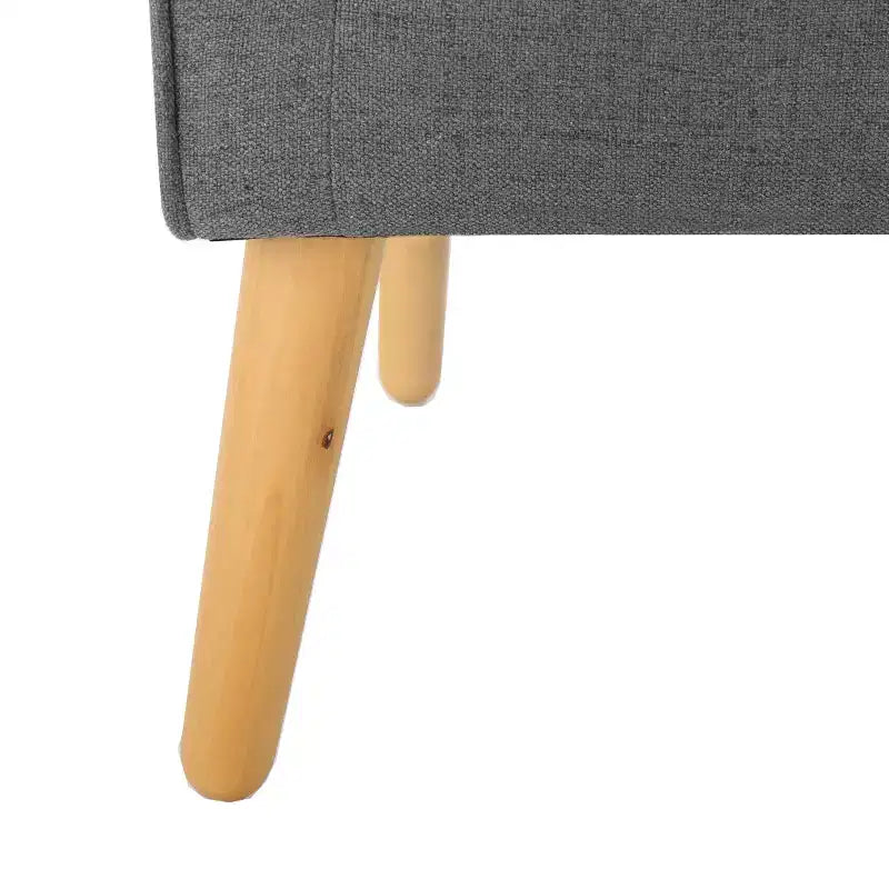 Poltrona imbottita a capitonné Mid-Century Modern