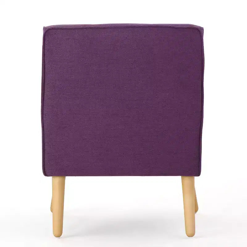 Poltrona imbottita a capitonné Mid-Century Modern