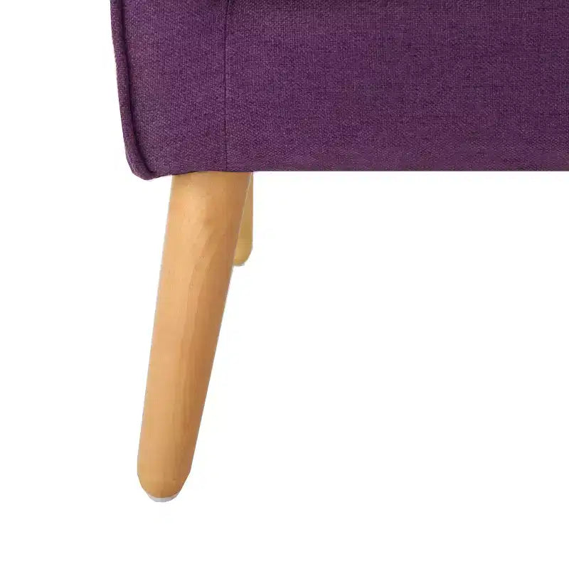 Poltrona imbottita a capitonné Mid-Century Modern