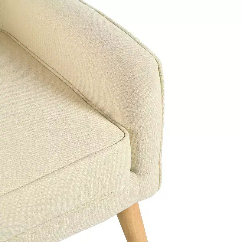 Poltrona imbottita a capitonné Mid-Century Modern