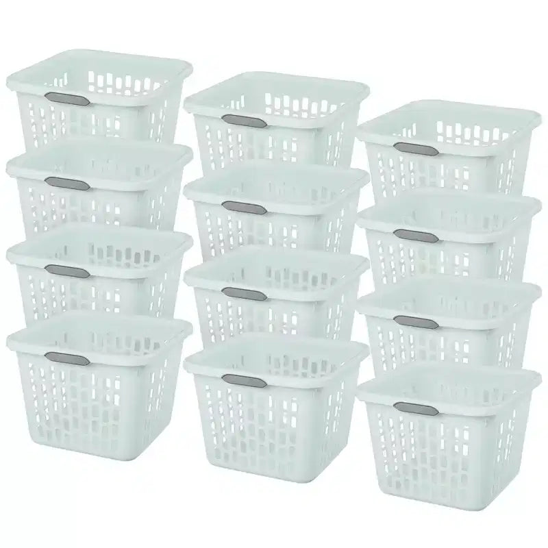 Cesto portabiancheria, cesto in plastica con manici
