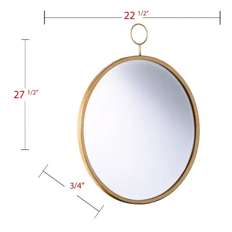 Specchio Decorativo da Parete - Oro