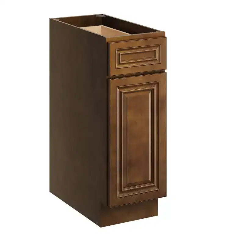 Mobile base da cucina 30,5 cm L x 87,6 cm H x 61 cm P con 1 cassetto a chiusura ammortizzata, struttura in compensato, frontale completamente a scomparsa