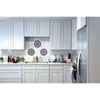 Mobile base da cucina 30,5 cm L x 87,6 cm H x 61 cm P con 1 cassetto a chiusura ammortizzata, struttura in compensato, frontale completamente a scomparsa
