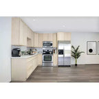 Mobile base da cucina 30,5 cm L x 87,6 cm H x 61 cm P con 1 cassetto a chiusura ammortizzata, struttura in compensato, frontale completamente a scomparsa