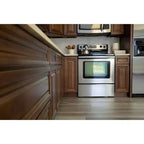 Mobile base da cucina 30,5 cm L x 87,6 cm H x 61 cm P con 1 cassetto a chiusura ammortizzata, struttura in compensato, frontale completamente a scomparsa