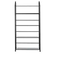 HomeRoots 49 Black Metal Four Tier Bookcase
