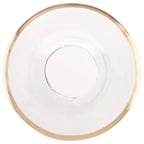 Tavolino Rotondo d'Appoggio - Oro/Trasparente