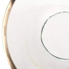 Tavolino Rotondo d'Appoggio - Oro/Trasparente